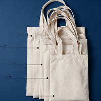 Sac fourre-tout en toile de coton durable de petite taille pour femmes avec logo personnalisé imprimé, deux poignées, design lettres tendance hiver