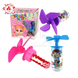 Mini windmill fan shaped nipple lollipop candy toy