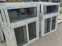 Hurrikan-Beständiges UPVC Horizontales Schiebefenster Laminiertes Sicherheitsglas PVC Energy Star Zertifiziert Außen-Küstenfenster für Wohngebäude