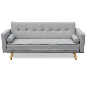 Mobili soggiorno comodo schienale Design in legno grigio nuovo divano con cuscini - Product Image 3