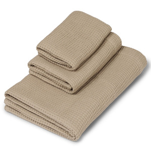 Serviette gaufrée 100% coton hôtel serviettes <span class=keywords><strong>de</strong></span> <span class=keywords><strong>spa</strong></span> léger blanc coton gaufré ensemble <span class=keywords><strong>de</strong></span> serviettes <span class=keywords><strong>de</strong></span> bain - Product Image 5