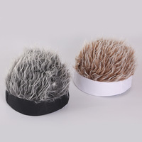 Perruque de cheveux courts pour hommes et femmes de bonne qualité, chapeaux réglables en coton synthétique, perruques tout-en-un pour hommes et femmes, chapeau de perruque élégant