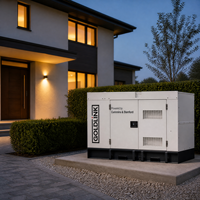 Générateurs diesel Goldlink Power de haute qualité, super silencieux, 15 KVA/12 KW, 240 V, 1800 tr/min, certifiés AC, certifiés CE, pour usage domestique