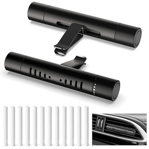 Clip d'évent de parfum de voiture de Offre Spéciale Clip d'évent cylindrique de diffuseur de voiture d'huile essentielle avec des bâtons de recharge - Product Image 2