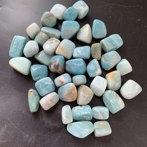 Ghiaia burattata <span class=keywords><strong>amazzonite</strong></span> <span class=keywords><strong>verde</strong></span> sfusa di alta qualità all'ingrosso di 2-4cm per la decorazione - Product Image 3