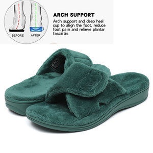 Pantofole Morbide con Supporto <span class=keywords><strong>per</strong></span> Arco Plantare e Tallone Ortopedico <span class=keywords><strong>per</strong></span> Donne, Sandali Regolabili Ortopedici <span class=keywords><strong>per</strong></span> Fascite Plantare - Product Image 2