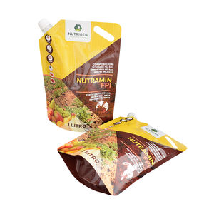 LT Thetered Drink Retortort 5 litros 1000ml plástico manzana jugo tapa abatible líquido embalaje papel de aluminio Stand up Spout bolsa - Product Image 3