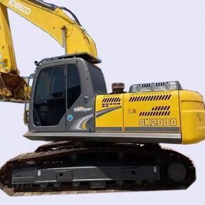 รถขุดโคเบลโก้ SK200 SK200D มือสอง ขนาด 20 ตัน แบบตีนตะขาบ อุปกรณ์ก่อสร้าง พร้อมปั๊มไฮดรอลิก เครื่องยนต์ และเกียร์บ็อกซ์โคเบลโก้ รุ่นใหม่ล่าสุด - Product Image 1