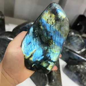 Bulk Wholesale Crystal Rough Stone Blue Flash Labradorite Rough Stone For Healing