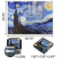 Jeu de puzzle personnalisé 2024, 100, 500, 1000, 2000 pièces, puzzles pour adultes et enfants