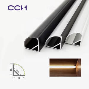 맞춤형 가구 조명용 CCH 각도 조절 LED 프로파일, 각도 조절 캐비닛 조명, 각도 조절 알루미늄 프로파일 조명 - Product Image 2