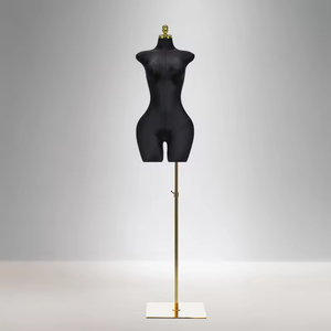 Mannequins Femme Dorés en Gros, Grande Taille, Demi-Corps, Sexy, Courbes, BBL avec Hanches et Poitrine Généreuses, Forme de Robe en Mousse pour Femme - Product Image 4