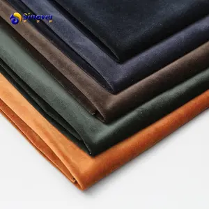 Almofada de sofá cortina de malha 100% poliéster tecido de veludo de pelúcia para roupas ou estofados