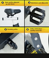 Équipement de sport de Fitness, vélo de spinning d'intérieur, vélo à ventilateur droit, vélo à Air