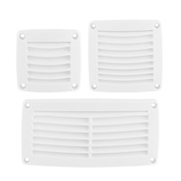 ISURE MARINE Grille d'aération marine inclinée en ABS pour sortie d'air, accessoires marins pour bateau, yacht, navire, camping-car