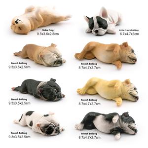 Bouledogue français simulé posture de sommeil décoration amusante pour animaux de compagnie pour la vaisselle de fête et les décorations de table - Product Image 5