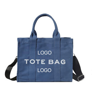 Nuova moda borsa a tracolla alfabeto di grande capacità per donna con chiusura a cerniera materiale in tela Design portatile-spaziosa borsa a tracolla - Product Image 4