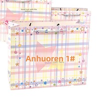 Sac fourre-tout en carton blanc de style dessin animé Ge Yu, inspiré des stars coréennes, pour jeunes filles, tendance Instagram, extra-épais et durable, parfait