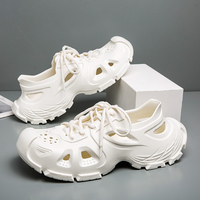 Chaussures de marche d'extérieur légères et respirantes pour hommes, modèle 2025 Paris, en EVA, à semelle épaisse, amorties, antidérapantes, style mocassins, pour le printemps et l'été