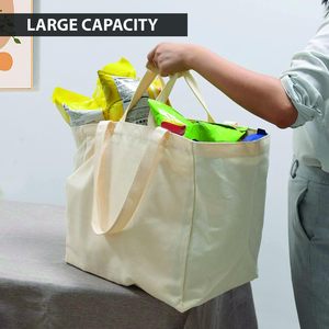 Blank Shopping <b>Bag</b> <b>Plain</b> Organic Black 100% Cotton <b>Canvas</b> <b>Tote</b> <b>Bag</b> With Custom Logo Printed - Product Image 5