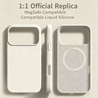 Coque de téléphone à chargement magnétique liquide pour iPhone 17 Pro Max, protection intégrale en silicone antichoc pour iPhone 16/14
