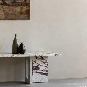 Sang trọng hình chữ nhật bằng đá cẩm thạch tự nhiên phòng ăn calacatta Viola Đá Cẩm Thạch Bàn cà phê - Product Image 4