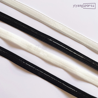 Vente en gros de bande antidérapante en nylon de 1 cm, en polyester, avec silicone élastique, ceinture personnalisée, bande haute pour soutien-gorge, bretelle d'épaule