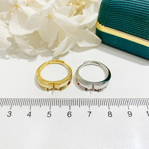 WENCHI S925 เงินแท้ อุปกรณ์ทำเครื่องประดับ DIY ตัวเรือนแหวนรูปดอกบัวเปล่า สำหรับใส่ลูกปัดกลมขนาด 7-9 มม. สำหรับแหวนมุก-รุ่น 11851 ผลิตในจีน - Product Image 4