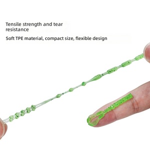 Leurre souple flottant double queue tourbillon Micro-Lure Northern <span class=keywords><strong>Expedition</strong></span> 4,2 cm 0,3 g avec hameçon anti-herbe à pointe verte pour la pêche - Product Image 3