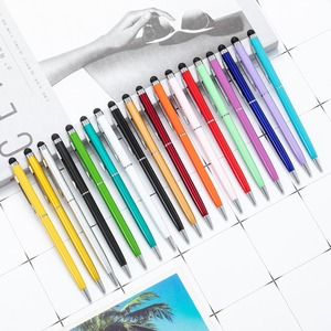 Écran stylo à bille personnalisé pas cher métal capacitif cadeau promotionnel stylo à bille en métal avec Logo personnalisé - Product Image 3