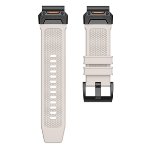 Bracelet de montre en caoutchouc FKM à boucle en acier noir de luxe pour Garmin Fenix 3/<span class=keywords><strong>Sapphire</strong></span>/<span class=keywords><strong>HR</strong></span>-Fenix 6X/6X Pro & <span class=keywords><strong>Sapphire</strong></span>/6X Pro Solar/7X - Product Image 4