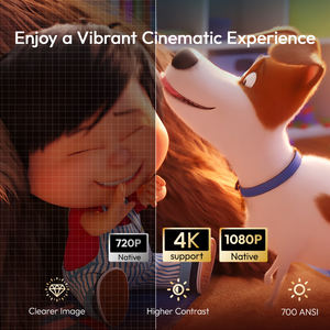 BYINTEK UFO U90 Max 20800mAh Batterie Projecteur Support Réglable 700 ANSI Portable pour Camping et Soirées Film - Product Image 6