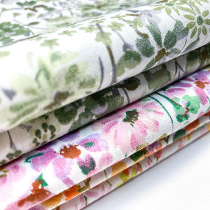 Bán Sỉ In Kỹ Thuật Số Cotton Linen Pha Trộn Vải Cho Quần Áo Dresses Áo Hoa In Vải Dệt Chất Liệu - Product Image 2