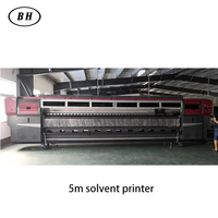 Nouvelle machine d'impression numérique grand format à jet d'encre solvant pour bannières flexibles en vinyle, 600 m²/h, 5 m de large, CJ9000 avec tête d'impression SPT 1024