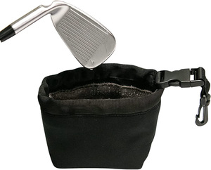 Nettoyeur de clubs de golf multifonctionnel, sac de nettoyage de balles de golf, pochette portable, nettoyeur de balles de golf, éponge - Product Image 1
