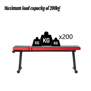 Banco Plano Ajustable Multifuncional para Entrenamiento, Equipo <span class=keywords><strong>de</strong></span> Gimnasio Comercial y para el Hogar, Banco para Mancuernas para Fisicoculturismo y Entrenamiento <span class=keywords><strong>de</strong></span> Fuerza - Product Image 1