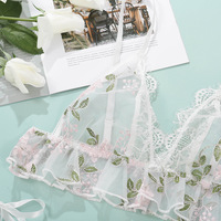 Groothandel Vrouwen Sexy Ondergoed Set Kant Hot Transparante Valentijnsdag Sexy Lingerie