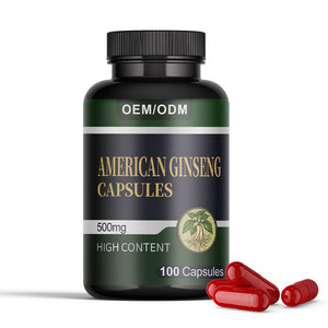 100% Capsules de ginseng américain naturel Capsule de soutien énergétique Supplément de santé Multivitamine - Product Image 5