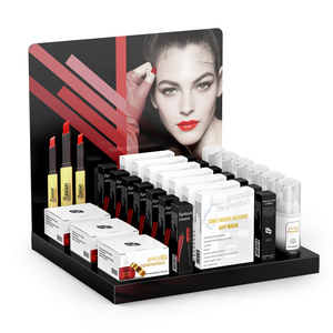 Caja de Exhibición de Cartón Corrugado Negro Reciclable Personalizada PDQ para Cosméticos, Lápiz Labial y Uñas - Product Image 6