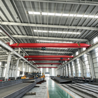 Pont roulant monopoutre LD avec palan électrique pour la manutention des matériaux en atelier