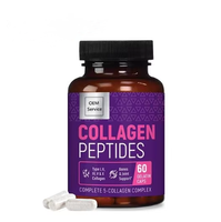 OEM Collagène Gélules Capsules Marque Privée Supplément de Biotine pour Cheveux, Peau et Ongles Sans Danger pour Femmes Enceintes