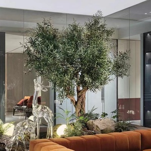 Artificial Tall 1-8ft Olive Tree Detachable <strong>Large</strong> Faux Silk <strong>Plants</strong> Indoor Wedding Decor Simulation Olive Tree <strong>Artifical</strong> <strong>Plant</strong> - Product Image 6
