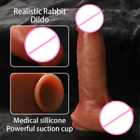Sexmaschine mit Stoßfunktion Realistischer Dildo für Frauen 10 Vibrationsmodi Fernbedienung Spielzeug für G-Punkt Anal Ultimatives Vergnügen