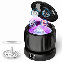 Nettoyeur à ultrasons 50 kHz pour appareils dentaires, portable, 4 modes, minuterie numérique, pour aligneurs, gouttières et protège-dents
