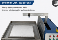 Machine de prétraitement DTG, machine de revêtement textile automatique pour l'impression numérique sur t-shirts et vêtements à l'encre blanche