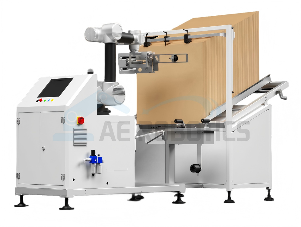 6-axis Collaborative Robot Case Erector - Automatic Carton Forming ...