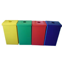 Poubelle pliable en plastique PP Coroplast, portable, pour déchets, poussière, ordures, déchets