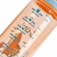 Ecozen Tritan Verrouillage de la bouteille de boisson pour enfants Lavable au lave-vaisselle Bouteille d'eau Pop Lid Full Print Outdoor Tour Bouteilles d'eau pour