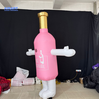 Costume de bouteille de boisson gonflable pour adulte pour l'activité de publicité de magasin de boissons de magasin de bière, costume de bouteille gonflable de Offre Spéciale