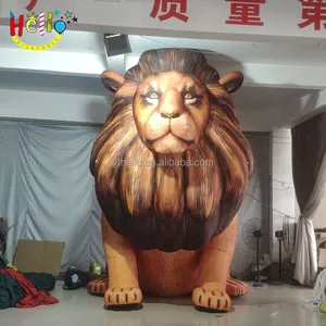 Zoo Inflatable Animal Product Model Vividly Giant Inflatable Lion For Advertising Balloon